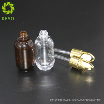 Benutzerdefinierte 10 ml Dropper Etiketten petg dicken Tropfer 15 ml Presse Kappe Flaschen für Öl